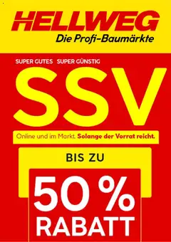 Vorschau von dem Prospekt des Geschäftes Hellweg, gültig ab dem 20.07.2025