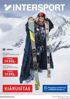 Intersport - Akciós újság Intersport megtekintése, amely érvényes 2026.01.06.-től