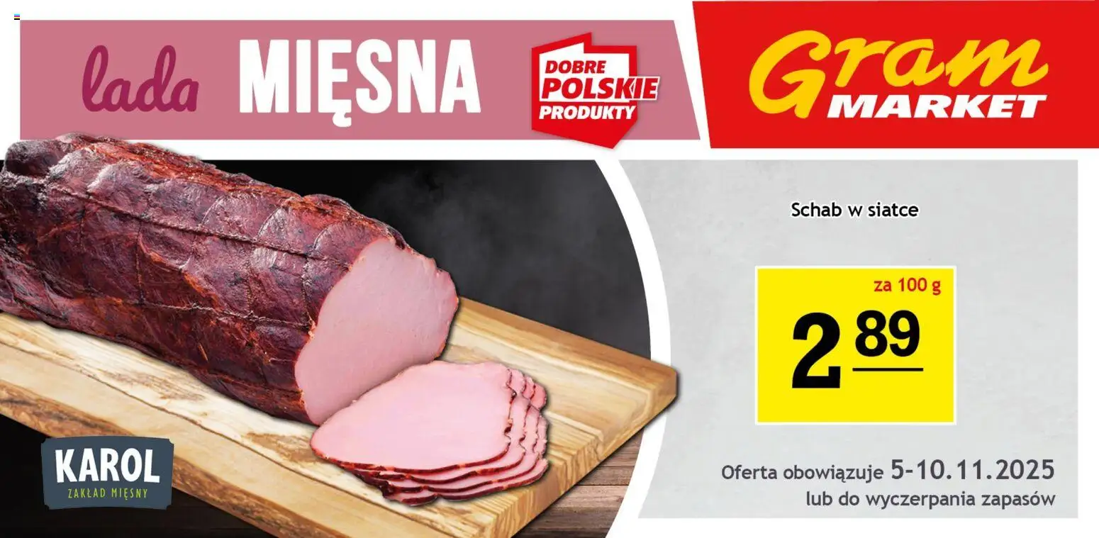 Pogląd gazetki "Lada Mięsna" ze sklepu Gram Market ważnej od 05.11.2025