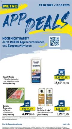 Vorschau von dem Prospekt des Geschäftes Metro, gültig ab dem 13.10.2025