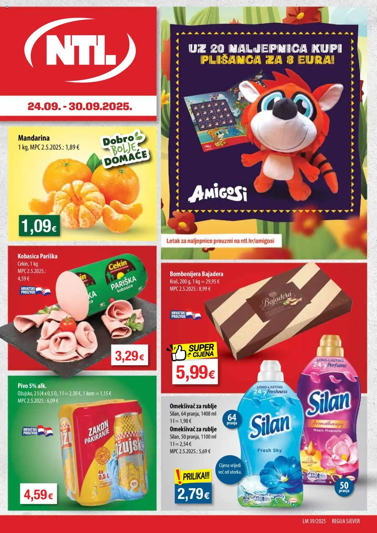 NTL aktualni Katalog vrijedi od 24.09.2025 - tjedna akcija broj stranice 1
