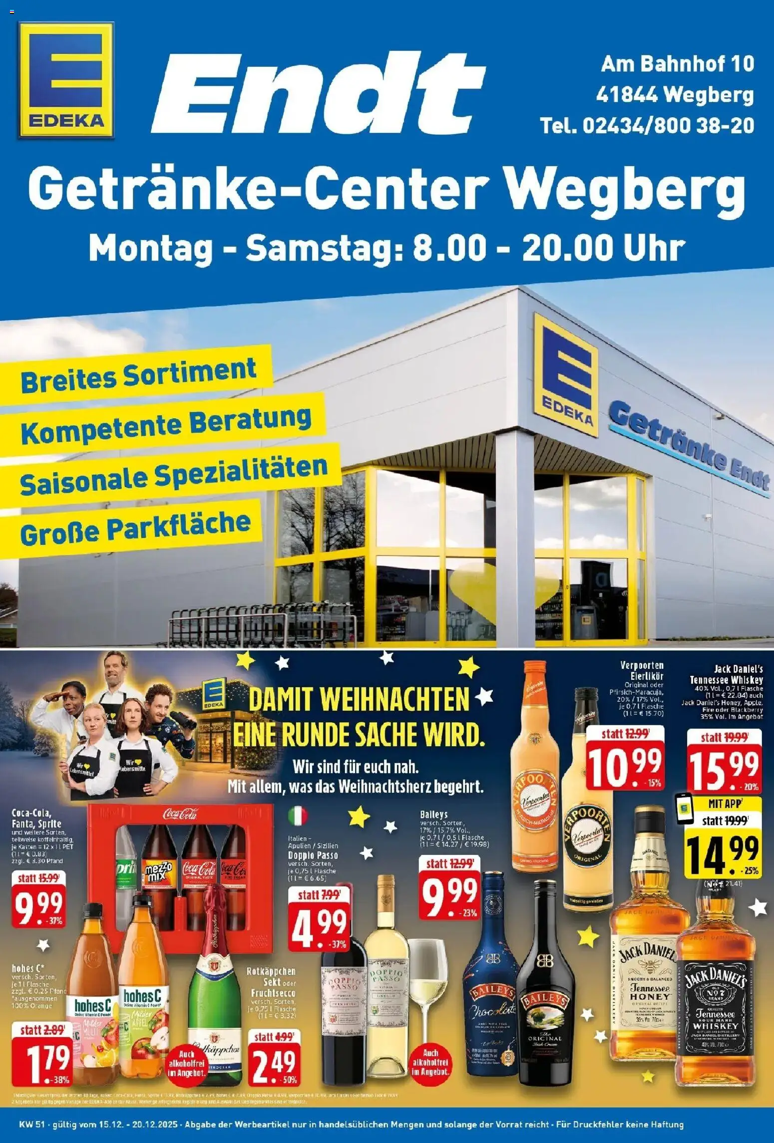 Vorschau von dem Prospekt des Geschäftes Edeka, gültig ab dem 15.12.2025