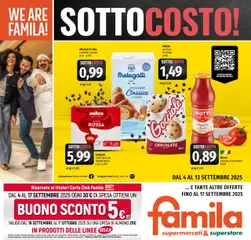 Anteprima dell'opuscolo Volantino Superstore dal negozio Famila valido da 04/09/2025