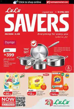 Preview of the catalogue Lulu Savers - Abu Dhabi & Al Ain of store Lulu Hypermarket valid from 1 Apr, 2026
