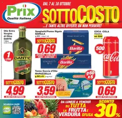 Anteprima dell'opuscolo Volantino Vicenza dal negozio Prix valido da 07/10/2025