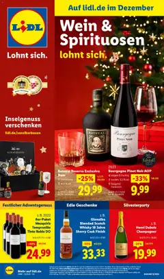 Vorschau von dem Prospekt des Geschäftes Lidl, gültig ab dem 01.12.2025