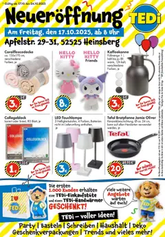 Vorschau von dem Prospekt des Geschäftes TEDi, gültig ab dem 12.10.2025