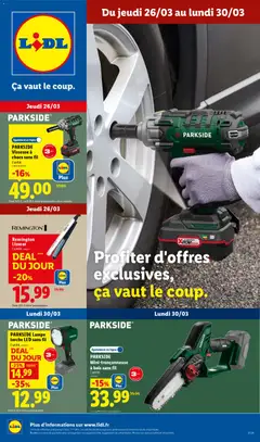 Prévisualisation de LIDL catalogue les bonnes affaires de la semaine du magasin LIDL formulaire valide 26/03/2026