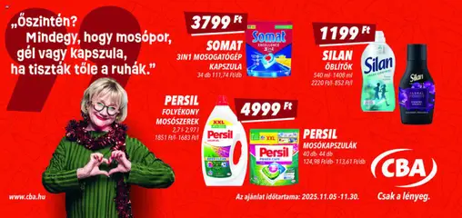 CBA - Aktuális óriásplakátok megtekintése, amely érvényes 2025.11.05.-től