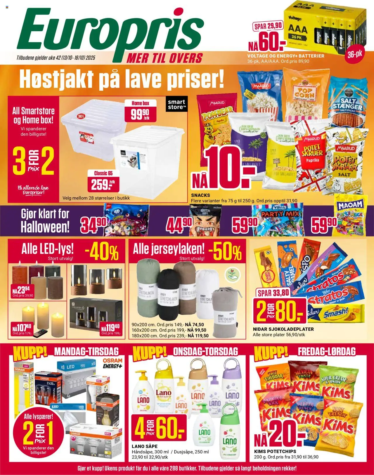Kundeavis Europris gyldig fra 13/10/2025 - Sidenummer 1