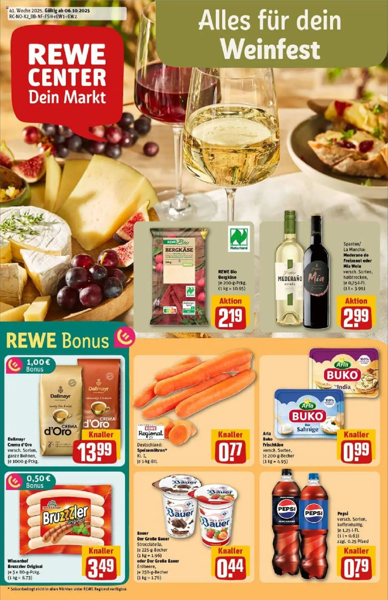 REWE Prospekt ab 06.10.2025 nächste Woche - Prospekt Lübeck	