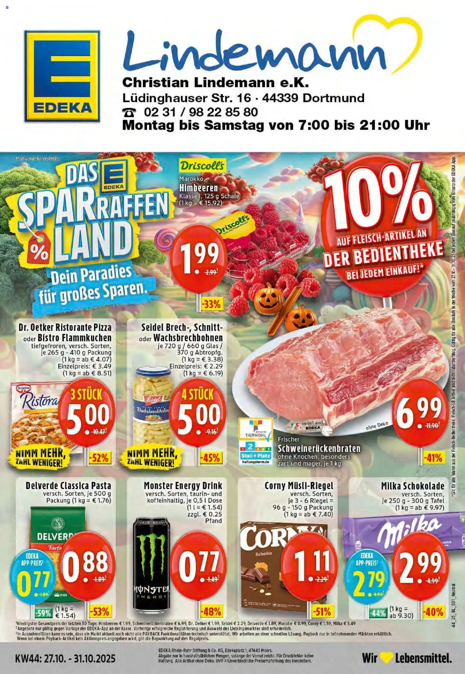Vorschau von dem Prospekt des Geschäftes Edeka, gültig ab dem 26.10.2025