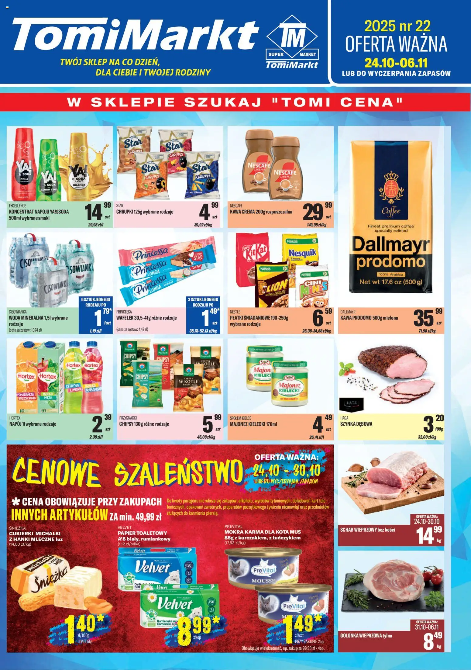 TomiMarkt Gazetka od 24.10.2025 - Nowa Gazetka - Numer strony 1