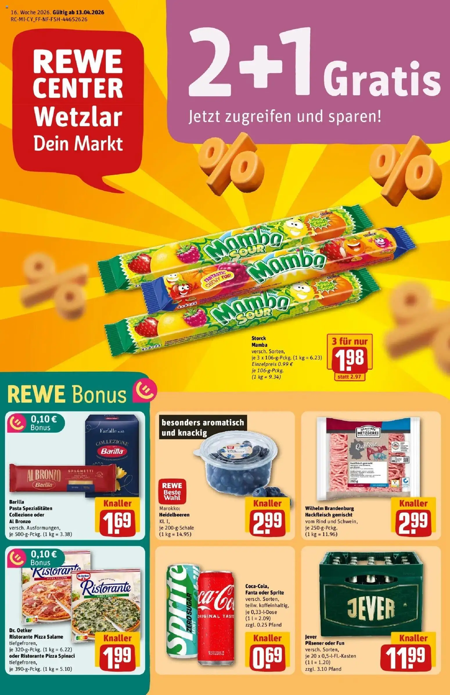 Vorschau von dem Prospekt des Geschäftes Rewe, gültig ab dem 12.04.2026