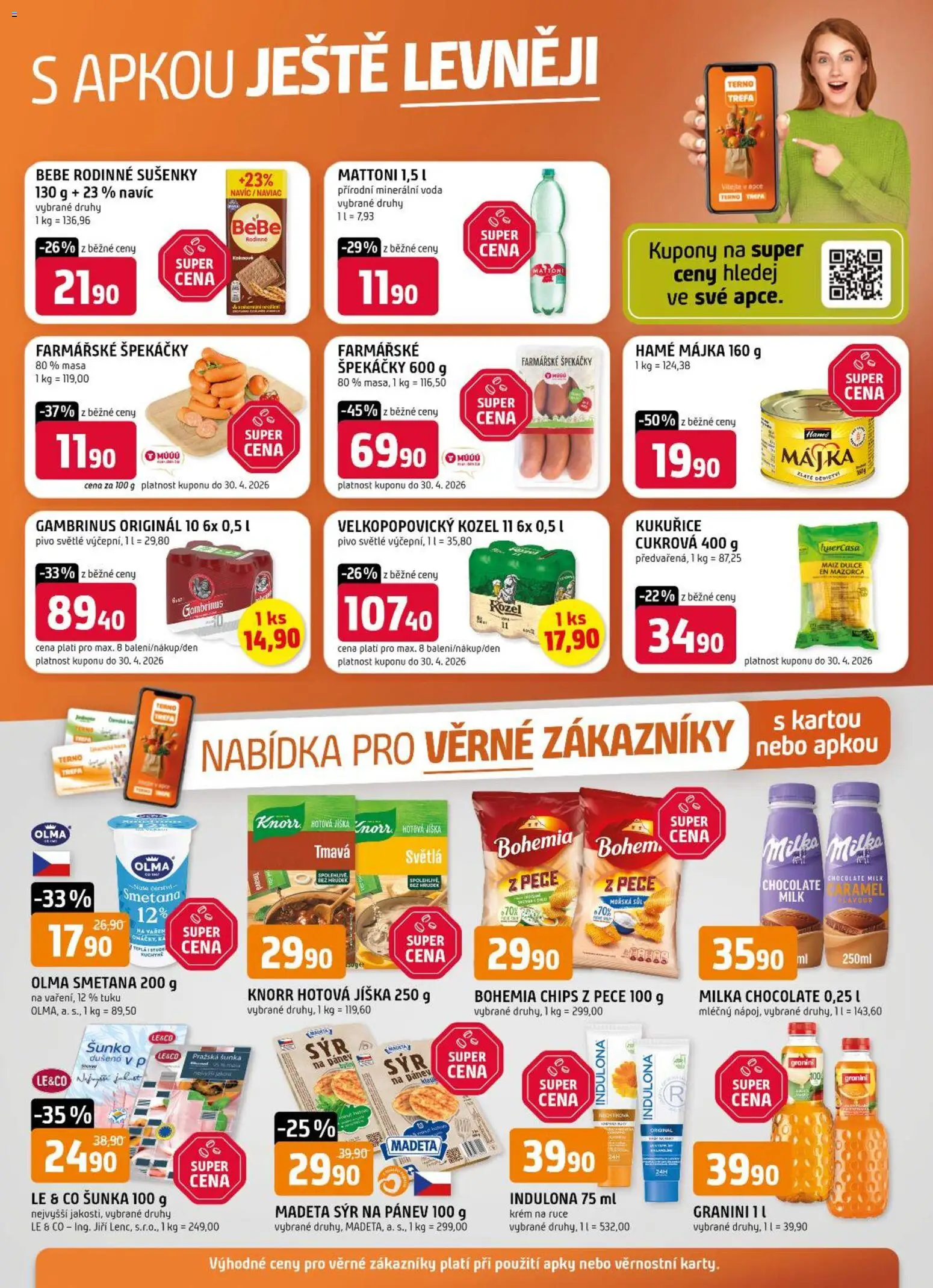 Náhled nabídky: Trefa Trefa leták - Nabídka pro věrné zákazníky platný od 22.04.2026