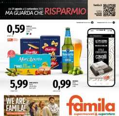 Anteprima dell'opuscolo Volantino Superstore dal negozio Famila valido da 21/08/2025