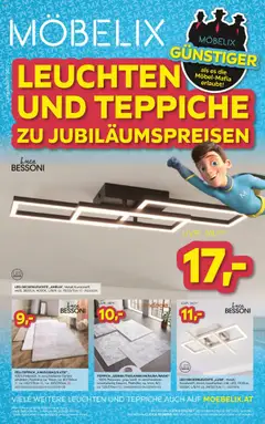 Vorschau der Angebote: Möbelix Leuchten und Teppiche gültig ab 21.10.2025