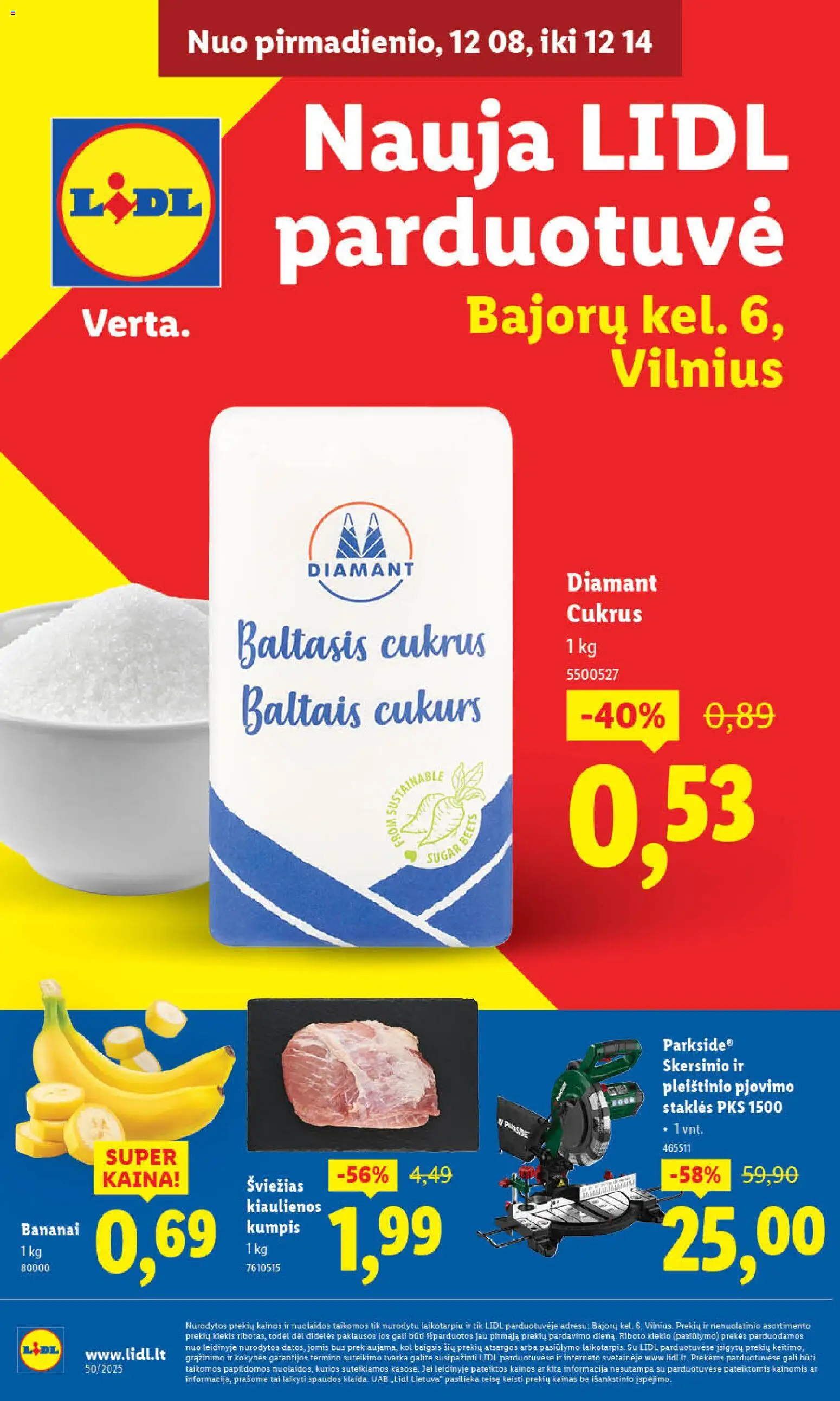 LIDL parduotuvės leidinio Leidinys - Nauja LIDL parduotuvė galiojančio nuo 2025.12.08 peržiūra