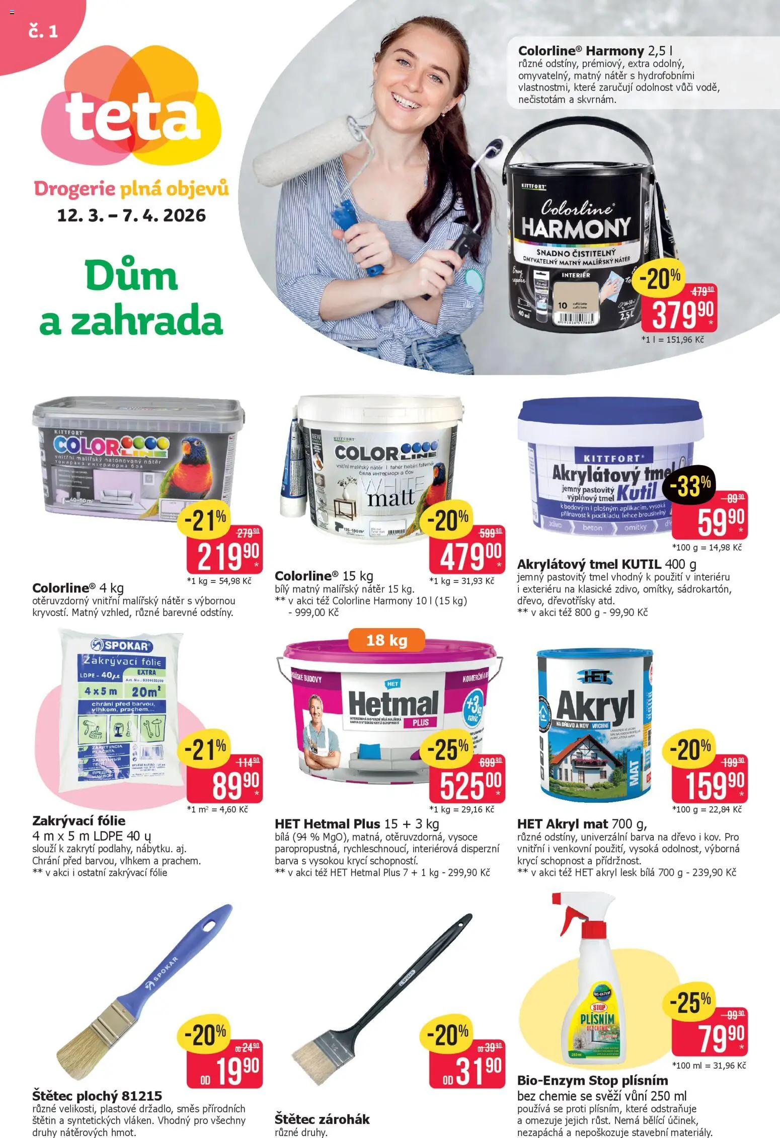 Náhled nabídky: TETA Drogerie TETA Drogerie leták - Dům a zahrada platný od 12.03.2026