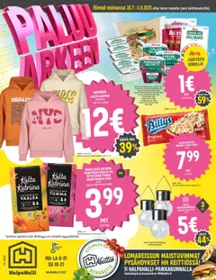 Kaupan Halpa Halli Tarjoukset esikatselu, voimassa 30/07/2025