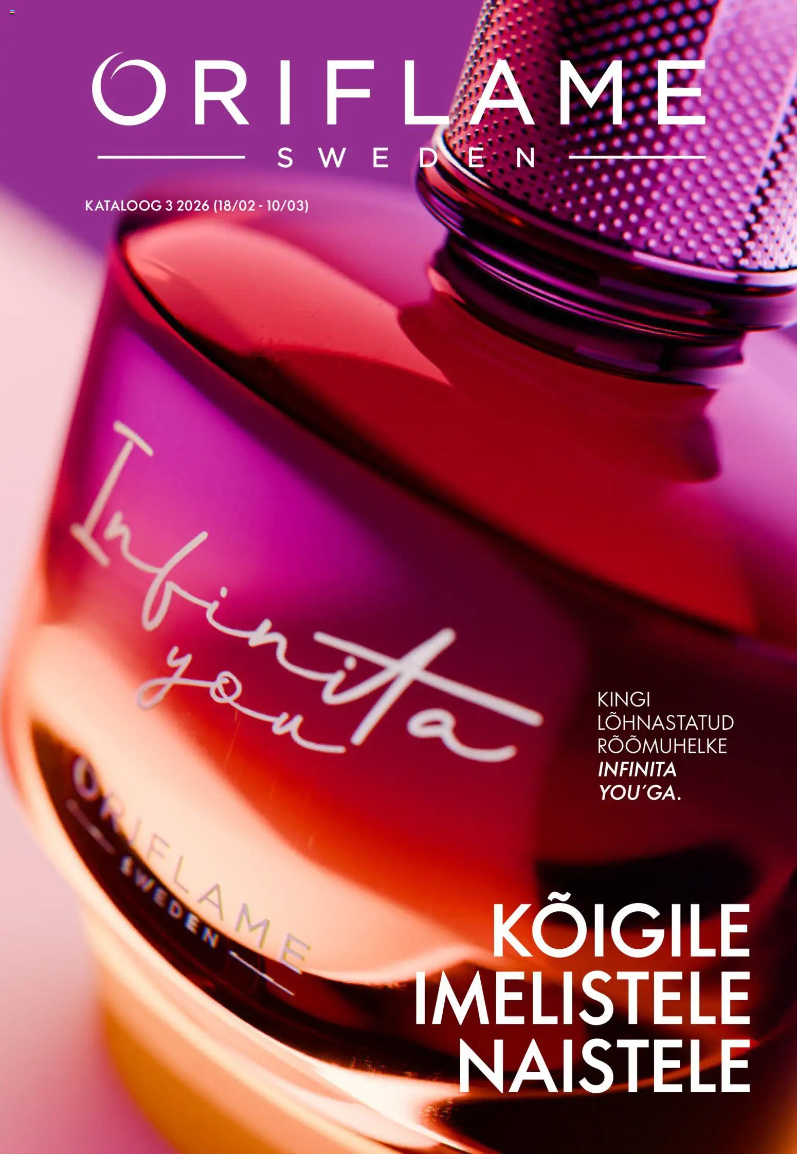 Oriflame kliendilehe eelvaade alates 18.02.2026