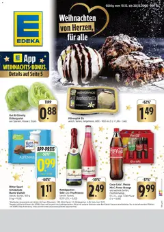Vorschau von dem Prospekt des Geschäftes Edeka, gültig ab dem 15.12.2025