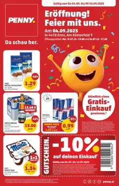 Vorschau der Angebote: Penny Markt Eröffnung in 4470 Enns gültig ab 04.09.2025
