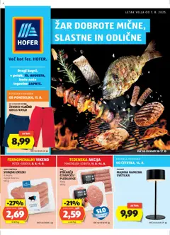 Pregled letka Katalog trgovine Hofer SI vrijedi od 07.08.2025