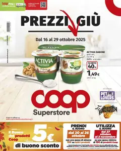 Anteprima dell'opuscolo Volantino Superstore - Brescia dal negozio COOP valido da 16/10/2025