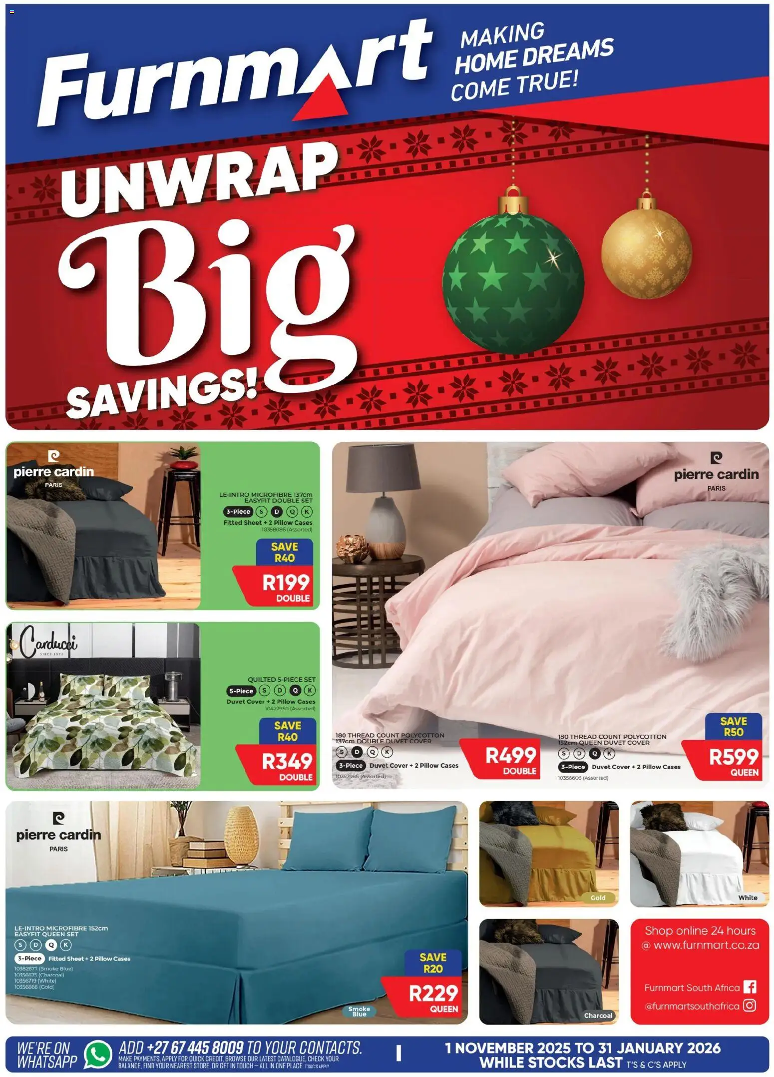 Preview of Furnmart flyer valid from 01/11/2025 - Pillow, Duvet, Cover