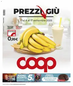 Anteprima dell'opuscolo Volantino Bernareggio dal negozio COOP valido da 04/09/2025