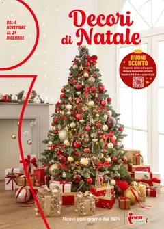 Anteprima dell'opuscolo Volantino Decori di Natale dal negozio Iper valido da 05/11/2025