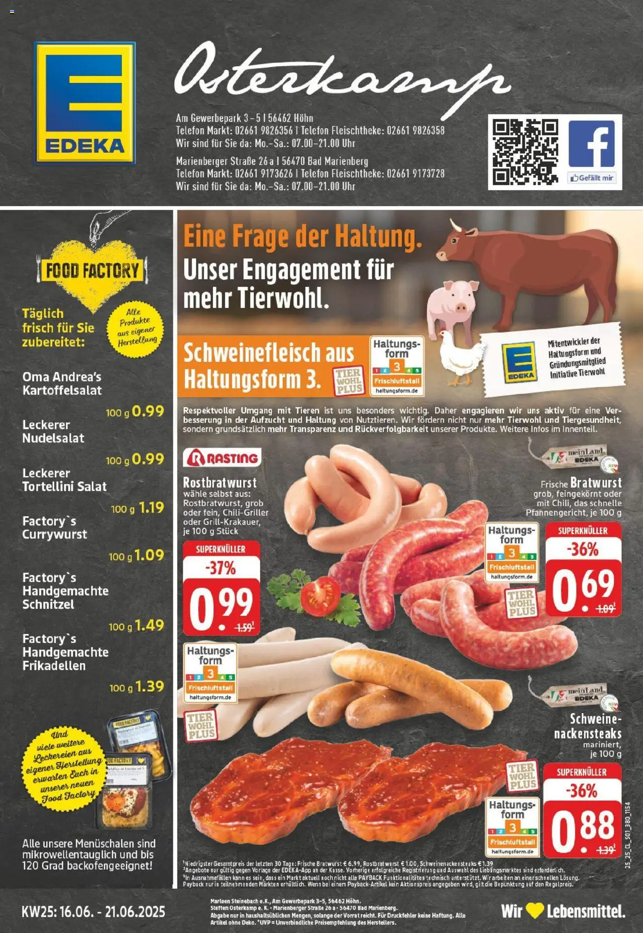 EDEKA Prospekt ab 15.06.2025 - Prospekt Bad Marienberg Online