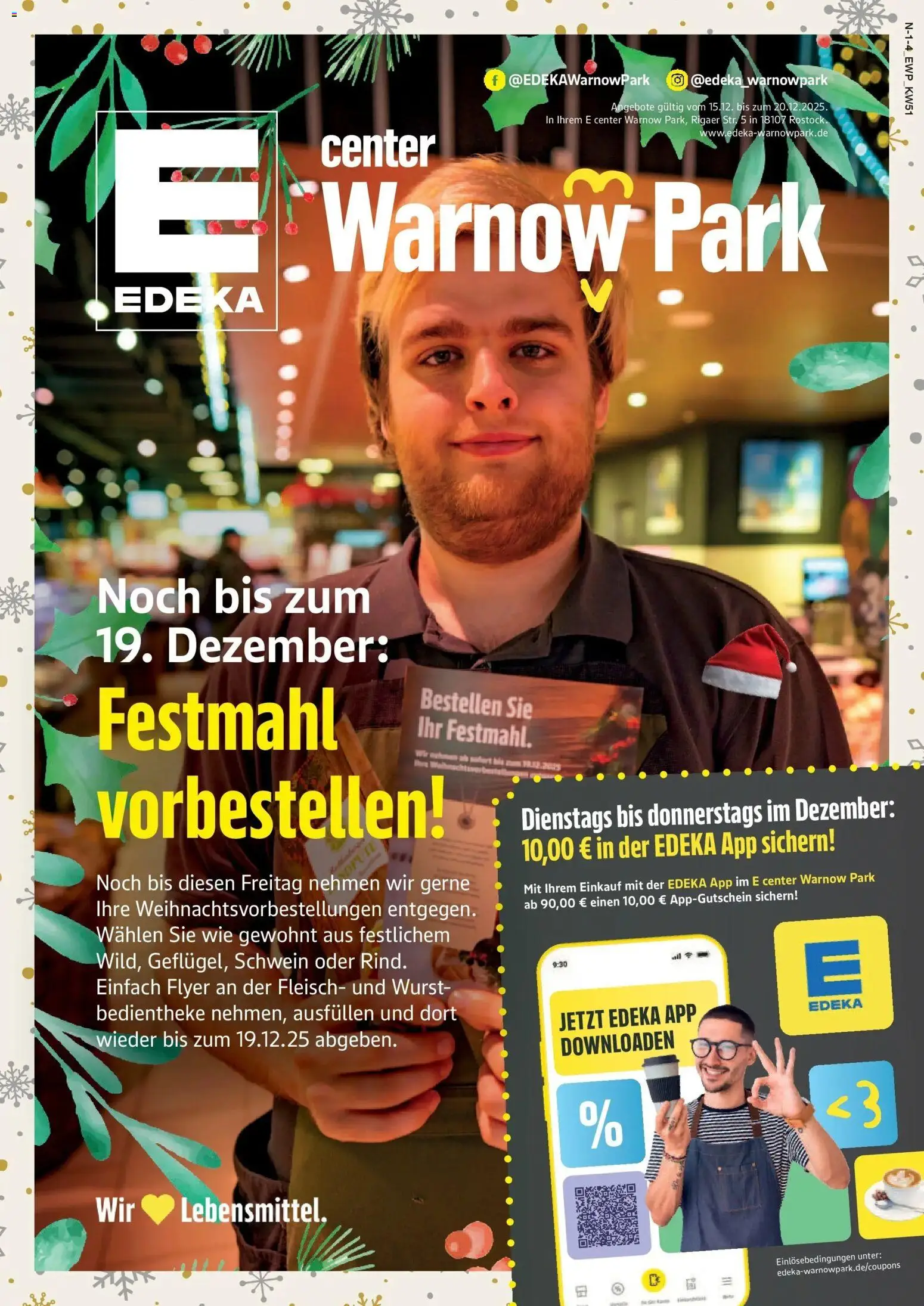 Vorschau von dem Prospekt des Geschäftes Edeka, gültig ab dem 15.12.2025