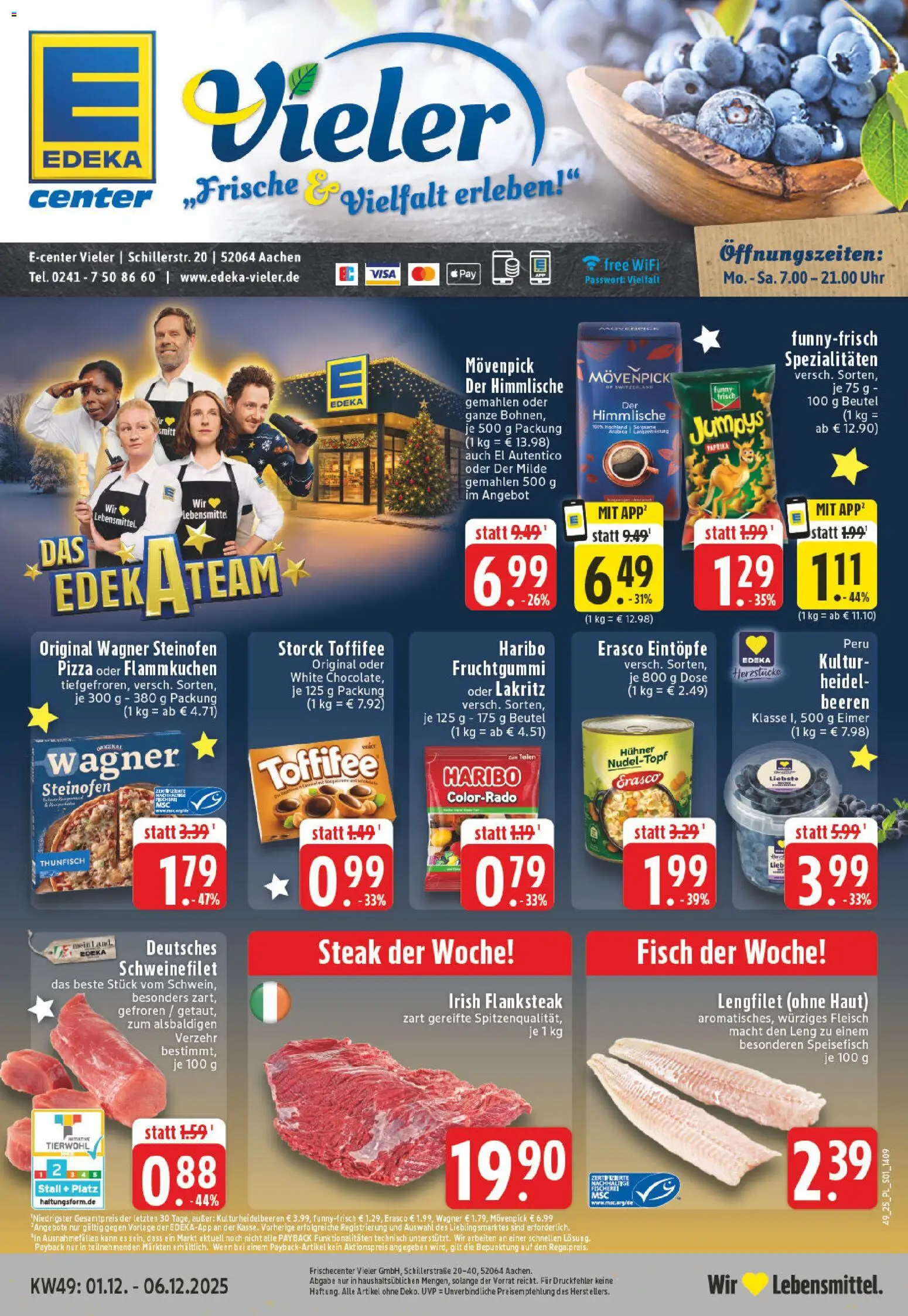 Vorschau von dem Prospekt des Geschäftes Edeka, gültig ab dem 01.12.2025