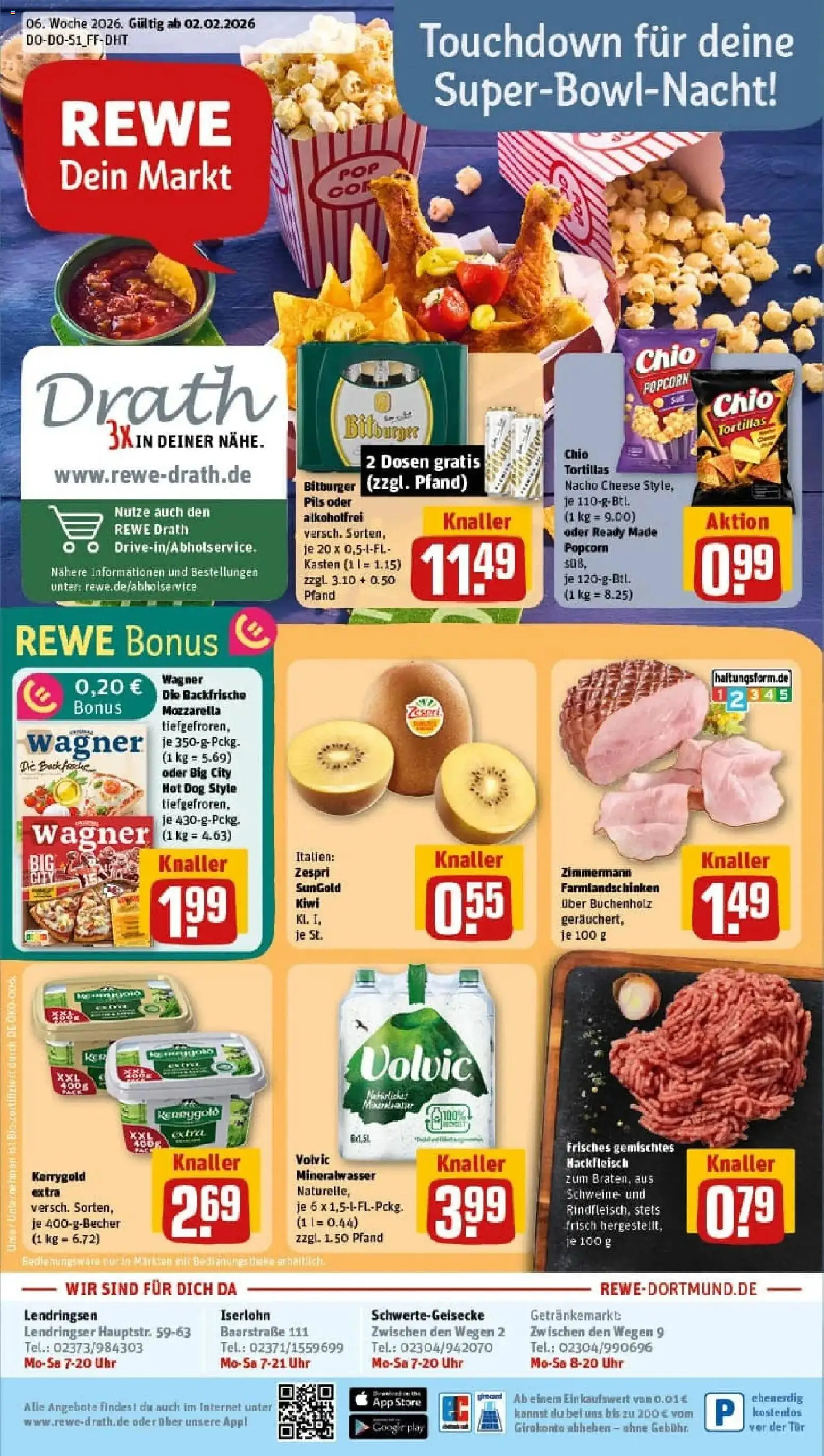 Vorschau von dem Prospekt des Geschäftes Rewe, gültig ab dem 01.02.2026