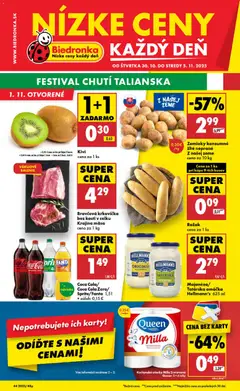 Náhľad Biedronka letáku platného od 30.10.2025 | Strana: 1