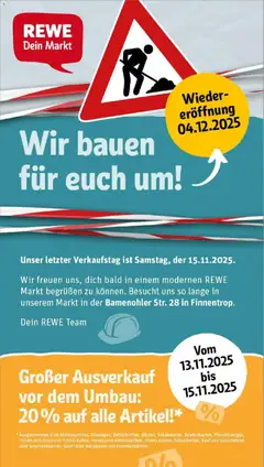 Vorschau von dem Prospekt des Geschäftes Rewe, gültig ab dem 10.11.2025