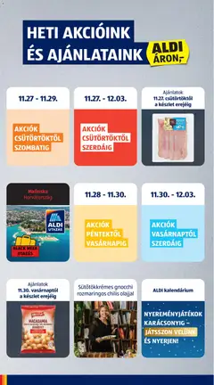 Aldi - Black Friday megtekintése, amely érvényes 2025.11.27.-től | Oldal: 2
