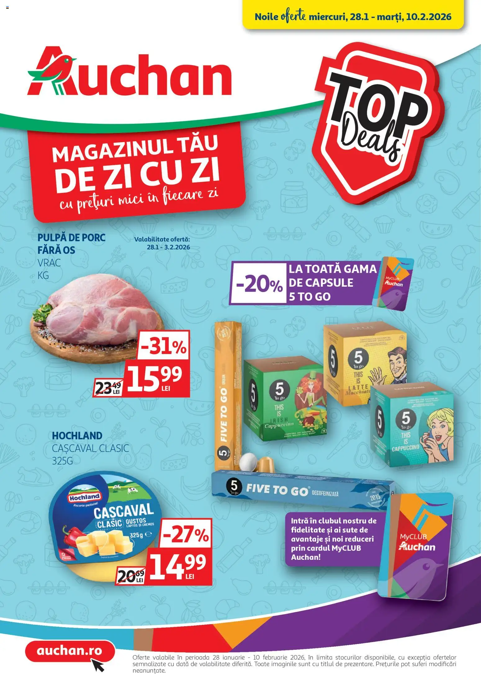 Previzualizarea de cataloage: Auchan Catalog nou valabil de la 28.01.2026