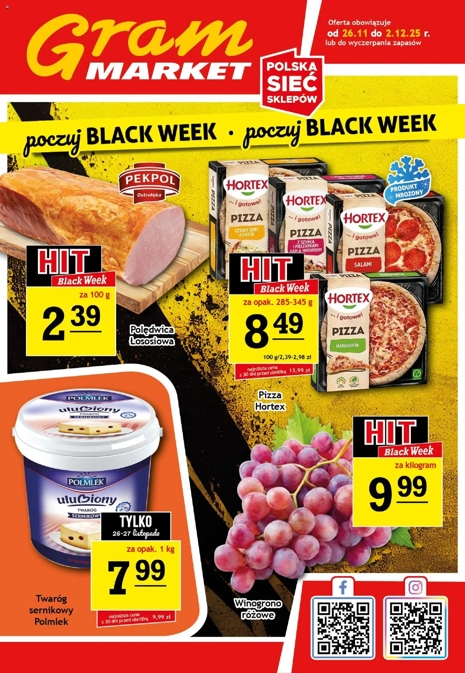 Pogląd gazetki "Black Friday" ze sklepu Gram Market ważnej od 26.11.2025
