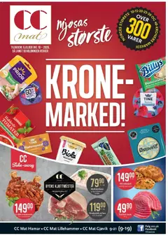 Forhåndsvis CC Mat kundeavis fra butikk CC Mat gyldig fra 02/03/2026