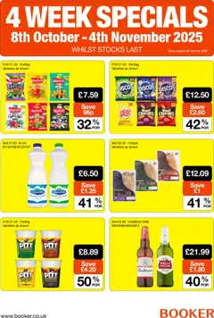Preview of Booker Wholesale National Promotions valid from 08/10/2025
