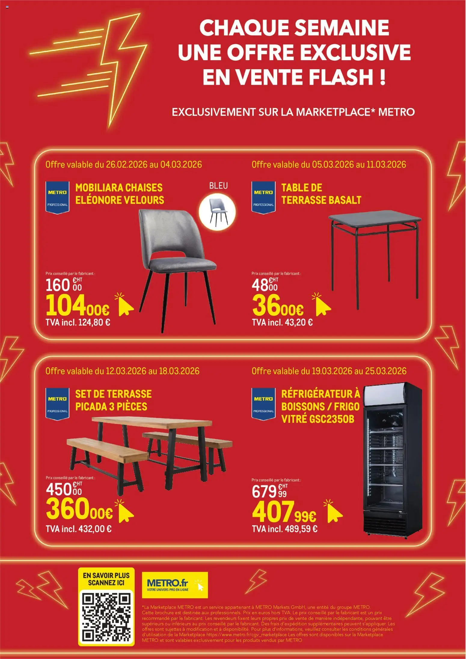 Prévisualisation de METRO Offres Flash Marketplace du magasin METRO formulaire valide 25/02/2026