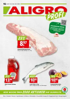 Vorschau des Merkblatts Aligro aktionen Schlieren, Gossau SG, Frauenfeld, Rapperswil-Jona, Sargans, Bern vom Shop Aligro gültig von 13.04.2026 bis 18.04.2026