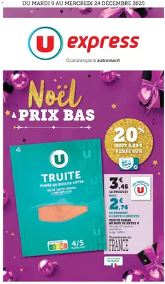 Prévisualisation de Catalogue du magasin U Express formulaire valide 09/12/2025