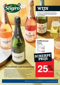 Voorbeeld van Sligro-M - Wijn van winkel Sligro geldig vanaf 28/08/2025