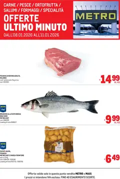 Anteprima dell'opuscolo Volantino Offerte Freschissimi dal negozio Metro valido da 08/01/2026