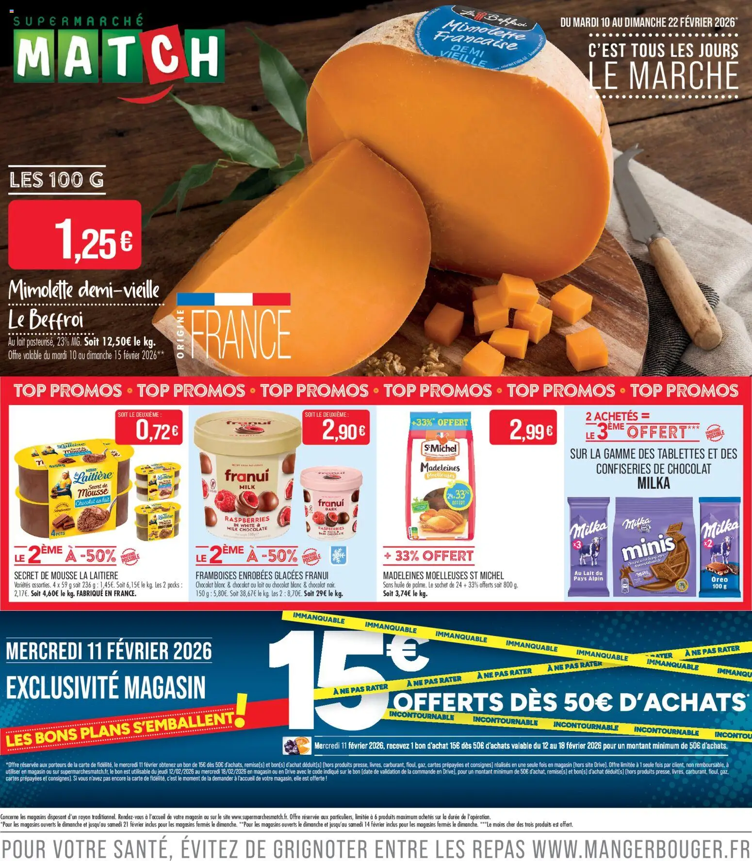 Prévisualisation de Catalogue | Meaux du magasin Match Supermarché formulaire valide 10/02/2026