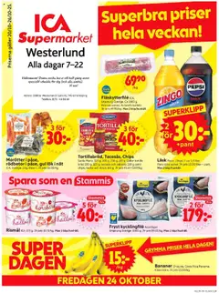 Förhandsgranska reklamblad Enköping från butik ICA Supermarket gäller från 20/10/2025